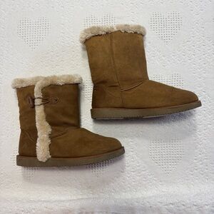 Airwalk Fur Trimmed Brown Boots (8)